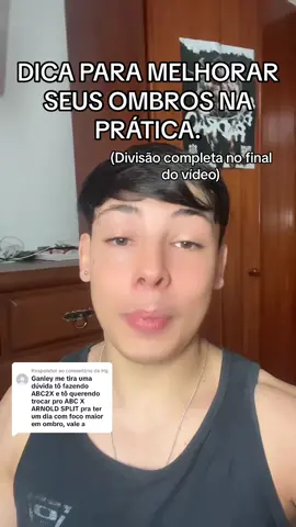 Respondendo a @Hg Deixe suas dúvidas nos comentários🔱 #treinodeombro #ombrocebola #deltoides #elevaçãolateral 