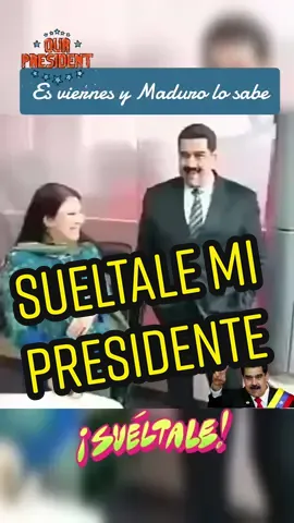 #Venezuela #Friday #Viernes |  Nuestro #presidente uno más del pueblo, ¡así somos los venezolanos! 💃🕺✌️🥳 #esviernesyelcuerpolosabe #MaduroBailando #Maduro #sueltale #takitaki #sueltalepavemimuchacholoco