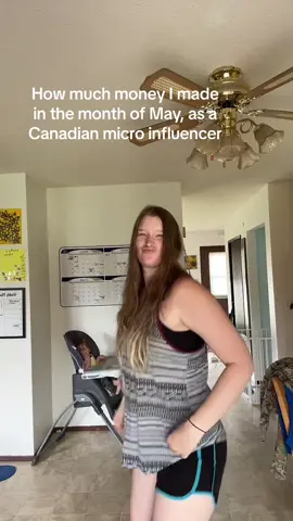 Slow month, but slow and steady  🥰🥰 #microinfluencer #canadianinfluencer #momof3 #workfromhome #influencer #canadian 