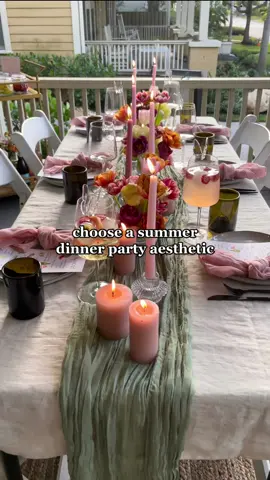 HELPPPP which dinner party theme should I do for my Summer Dinner Party??  #dinnerpartyaesthetic #dinnerpartytheme #summerdinnerparty #seasonaldinnerparty 