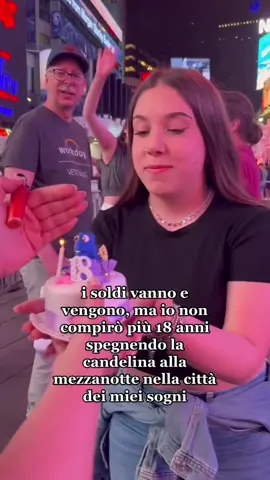 il compleanno più bello che potessi desiderare ✨ #timesquare #newyork #birthday #18 