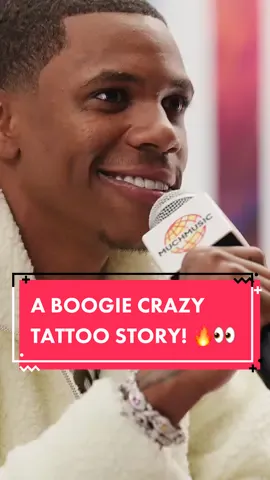 #ABoogieWitDaHoodie tells us a story of one of his favourite tattoos, and it’s honestly a story worth hearing  🦅 #MuchMusic #IntimateAndInteractive