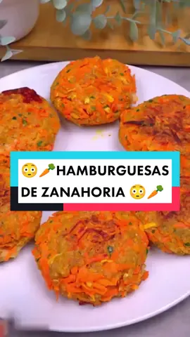 Hamburguesas de Zanahoria 🥕🤩😋 #recetasaludable #comidasaludable #comidasana #comidasaludable #argentina #recetas #vegetales #zanahoria 