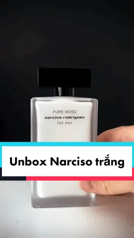 Unbox Narciso Pure Musc trắng. Chai nước hoa best seller cho mùa hè. Mùi hương nhẹ nhàng tinh tế quyến rũ nhưng đầy sự sang trọng từ note hương hoa trắng. #citrusperfume #BeautyTok #reviewlamdep #nuochoa #nuochoathom #unboxing #nghiệnnướchoa #reviewnướchoa #nướchoanữ 