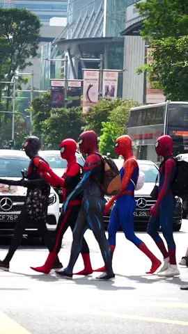 Spotted Spiderman in Orchard Road #orchardroadfashion #sgfashion #StreetFashion #fyp #spiderman 