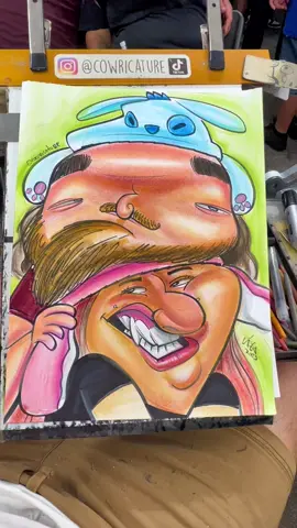 When the caricature is so hilarious that laughter reaches cardio workout levels! 😂💪  #cowricature #caricature #laughingoutloud #bestcardio #workout 