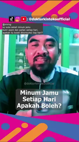 Apakah boleh minum jamu setiap hari 