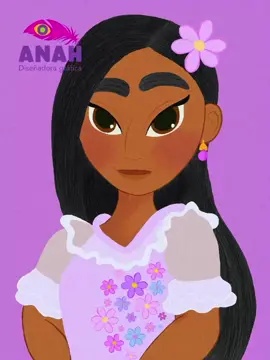 Les comparto una ilustración que subi a mi cuenta de unstagram @laakuma y@anah.2334 #encantofanart  #encantodisney #isabelaencanto #isabelamadrigal 