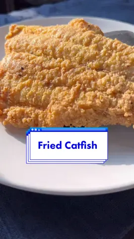 Ingredients: 1c yellow cornmeal ½ c all purpose flour Creole or cajun seasoning  Paprika Lemon pepper  Herb seasoning mix (like Italian seasoning)  Salt & pepper to taste  Vegetable oil for frying  1lb catfish filets  2 large eggs whisked  How to: Heat a large skillet over medium high heat with the oil for frying. The oil should be about 1 inch deep at least.  In the meantime get a large bowl and combine the cornmeal, flour and all the seasonings.  In another bowl add the catfish filets and season with a bit of salt and pepper. Pour the whisked eggs over the fish to coat.  Check to see if the oil is read for frying, it should be between 350-375 degrees.  When the oil is ready for frying, coat the fish one filet at a time. Shake off the excess egg and dip into the cornmeal mixture, coat really well and shake.  Fry in batches, don’t overcrowd the pan. Fry for about 4 minutes per side or until the fish is a nice golden brown color. I like my fish fried hard so I’ll fry it for a while.  Set aside on a wire rack lined with paper towels to cool and let some of the oil drain.  Serve with your favorite sides and enjoy!  Notes:  The seasonings are really up to you and how much of each you would like to put. Sometimes I'll add some garlic and cayenne pepper as well. I like to use Home Cooking from Bold by Will Coleman for my herb mix 