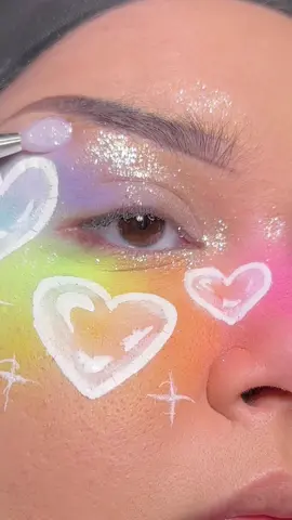 recreated my 90’s heart blush from valentines but made it pride! 🏳️‍🌈 #makeupartist #makeuptransformation #tutorial #fyp #fypシ #xyzcba #pridemonth🏳️‍🌈 #hearts  #heartmakeup #heartmakeuplook #eyelook #eyelooktutorial #Pride #pridemonth #pridemakeup #pridemakeuplook #heartblush 