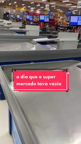 O dia que peguei o supermercado vazio 😮 #rotina #rotinadatarde #cleaning #clean #CleanTok #supermercado #mercado #apocalypse #apocalipsis #apocalipsiszombie #zumbi #zombie #zombies #vazio #terror 