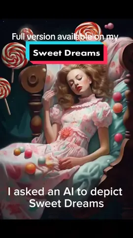 Midjourney's interpretation of the lyrics to Sweet Dreams by The Eurythmics requested by @RichieMC  #ai #art #aiart #aiartist #aiartcommunity #midjourneyart #midjourney #aimusicvideo #fyp #foryoupage #eurythmics #eurythmicssweetdreams #sweetdreams #sweetdreamsaremadeofthis #80smusic 