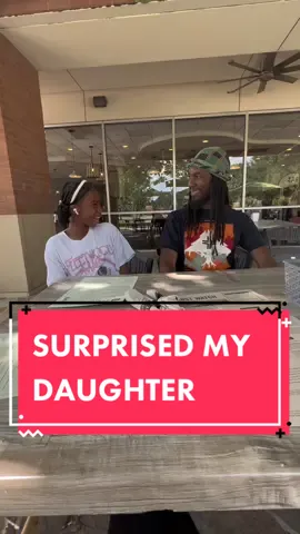 Surprised my daughter during Brunch 💙 #prouddad #menwithdaughters #unconditionallove 