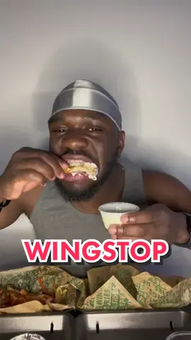 Wingstop hot honey rub - #wingstop #wings #asmr #fyp #mukbang #foodtiktok #viral #happy 