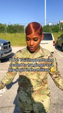 This is always a topic 🙄& fyi lashes are permitted w a profile✌🏽 #blackgirltiktok  #miltok #ginger #gingerblackgirl #armygirls #blackgirlhair 