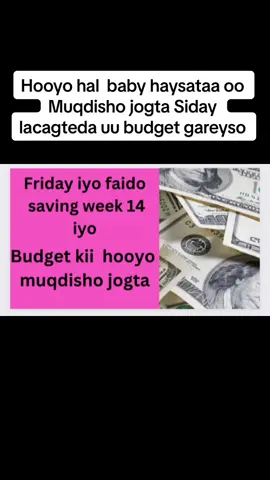 #soomalitiktok 🇸🇴🇸🇴Dhaqale Iyo Dhiirigelin Channel, Budget and saving. Money and motivation. ❤️❤️