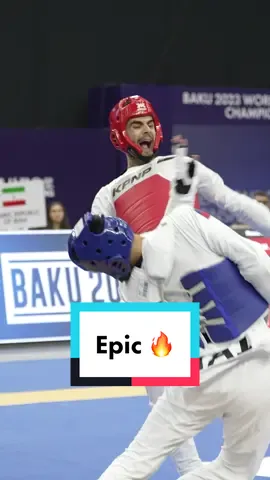 Epic 🔥 #Baku2023WTC #WorldTaekwondo50 #WorldTaekwondo #Taekwondo #WTCBAKU 