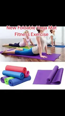 New Foldable Yoga Mat Fitness Exercise (173 x 61 cm) #yogamat  #fitnessexercise  #exercise  #womenexercisesforburningfat  #foldableyogamat  #tiktokshop  #tiktokaffiliatemarketing 
