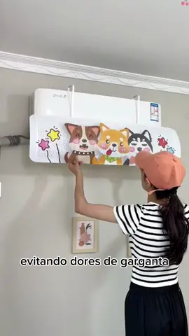 Acabe com o vento gelado do ar condicionado! 😱✋ Defletor antisopro, aproveite o frescor sem desconforto. Quem aí quer se livrar desse problema? Comenta aqui! 👇💨 #ConfortoSemDesconforto #DefletorAntisopro #ArCondicionado