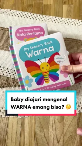 Pake buku ini bisa donk moms 😉 Belajarnya jadi fun! Sambil liat2 gambar colorful, sentuh dan raba tekstur2nya sekalian sensory play deh 😍 #happybunnybooks #bukuedukasianak #mysensorybook #bukubaby #bukubayi #bukubelajarbaby #bukubelajarbayi #bukuwarna #serunyamembaca 