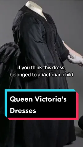Queen Victoria's dresses. Did you know she only 5ft? By the dresses, I would have expected smaller but its likely she may have shrunk in her old age (I missed the latter information in the video) #queenvictoria #victorianfashion #victorian #englishhistory #fashionhistory #historytok #History #historytiktok 