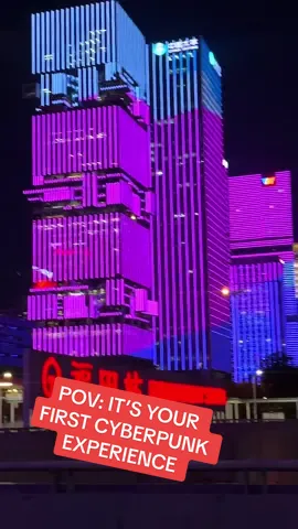 I HAVE BEEN DREAMING ABOUT THIS MOMENT🥺 CYBERPUNK IS DEFINITELY REAL! #cyberpunk #china2023 #shenzhen #cyberpunk2023 #chinatiktok #chinavsamerica #china2023 #chinatravel 