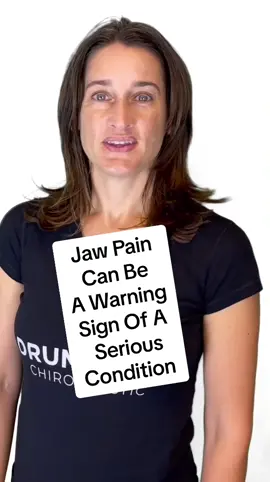 Is your jaw pain a sign of something more serious? #jawpain #tmd #tmj #tmjdisorder 