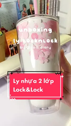 Ly nhựa 2 lớp Lock&Lock #đồgiadụng #trocstore #trending #lynhua #lynhua2lop #locknlock 
