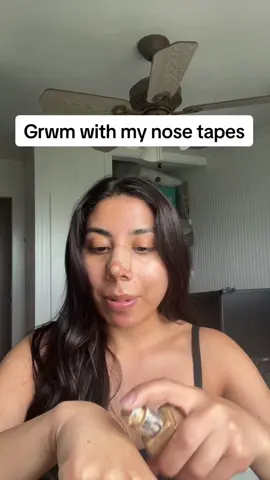 Im tried of my nose tapes #nosejob #rhinoplasty #grwmmakeup #nosetape 