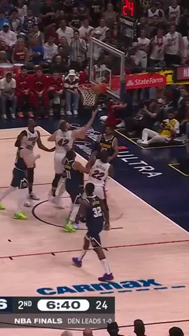 Murray, the orchestrator  Murray locates the onrushing Christian Braun, who finishes with authority. #NBAFinals   #nbaafrica 