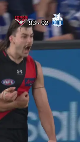It was a close one 😅 #afl #essendonfc #footy 