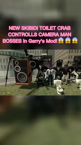 Phần 1| NEW SKIBIDI TOILET CRAB CONTROLLS CAMERA MAN BOSSES In Garry's Mod!#😱😱😱 #gmod #gmodmemes #skibidi #garrysmod #hypixel #fyp #gaming 