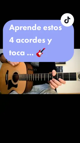 Toca esto 4 acordes en tu guitarra 😉🎸 créditos: Tcdg #aprendeatocarlaguitarra #acordesguitarra #guitarra #vamosjuntosalapar #papo