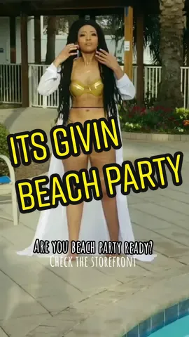 It's givin.... beach party. Drop a 🌊 if you can swim #thatssojuicy #fyp #amazonfindsforthebeach #beachparty #piscesvibe #summerbodyworkout #summerbody 