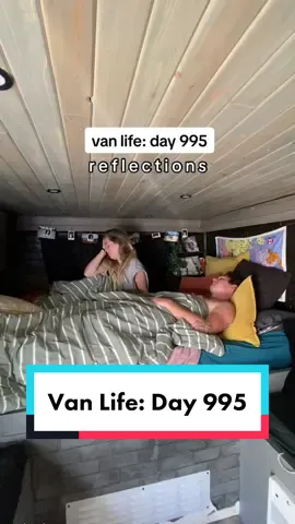 Day 995: the different types of van life  Living in a van definitely doesn’t look ‘just one way’. Even between the two of us, van life has manifested into a million  different lifestyles. We’ve travelled, we’ve stayed stagnant, we’ve paid rent to live in a driveway, we’ve worked at brick & mortar business fronts, we’ve worked remotely, and we’ve done whatever we could to make it work. As we come up on 1,000 days of van life, we’re going to talk about some of the things we’ve learned along the way. Any questions about living in a van? ➟ follow for full-time van life & budget travel  __ Tags: #vanlifecouple #vanlifers #vanlifevirals #vanlifemovement #granolagirl #vandwelling #vanlifediaries  #liveoutdoors #vanlifeliving  #homeiswhereyouparkit #tinyhome #canadiantravel #ohcanada #canadiancreators 