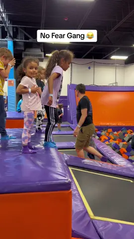 The way the little one Alanna bounced like a doll 😂 #fypシ #viral #family #trending 