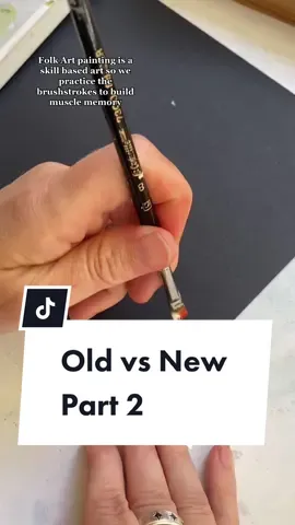 Replying to @lena I hope this helps see the difference. Without a good clean brush when we are learning to paint brushstrokes, we don’t know whether our technique needs work or if the fault lies with our supplies. Thats why we provide all our students with specialist brushes AND detailed tutorials to help them look after them. 😉 #paintbrushes #newpaintbrush #oldvsnew 