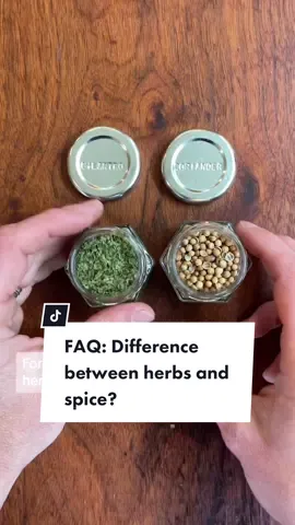 Replying to @detroitpothead Great question! It depends on which part of the plant it comes from. #spice #herb #faq #gneissspice #cooking.