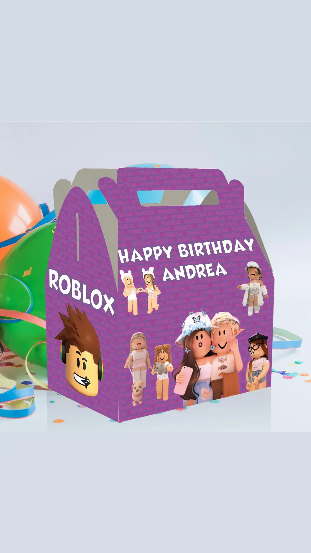 Sublimation boxes with Roblox Theme only here!!  #roblox #gift #giftforhim #giftforkids #robloxstory #sublimationprinting #favorbox #favorboxtreats #birthday #birthdaygirl #party 