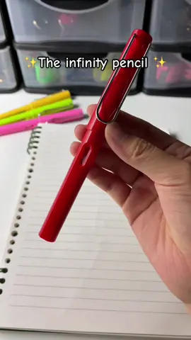The last pencil you need 😏😎#us #tiktok #tiktokmademebuyit #goodthing #amazonfinds #fyp #fypyou #infinitypencil 