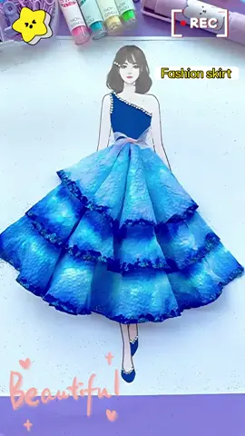Wow! How to make this beautiful and fashionable dress with tissue?😍😍#handmade #creative #diyproject #tiktok #fyp