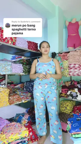 Replying to @Badette  Meron madam Pwde per pc dito mi Spag pajama freesize fit up to medium to xl#fyp #tresmariascloset #directsupplier #thisisfitnesscontent #tiktokshop #spagpajamaadult #ternopajama 