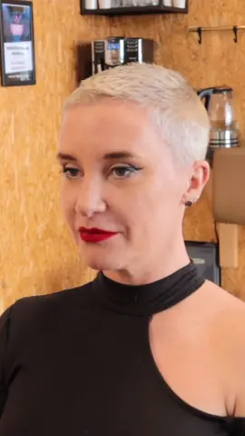 ✨ Transformation!! From an outgrown pixie cut to a fierce number 8 buzzcut! 🙌✂️💇‍♀️ Say goodbye to roots and yellow tones and hello to a stunning icy color ❄️💙 This client is rocking her new look and I’m obsessed! 😍 Color:  Bleach @schwarzkopfprofessional  blondeMe Toner @Pulp Riot UK  high speed toner Icy #HairTransformation #BuzzcutBeauty #IcyBlondeVibes #NewLookNewConfidence #SalonMagic #HairGoals #FreshCut #HairMakeover #BlondeAmbition #WahlAmbassador #StylistLife #HairJourney #PixieCutRevamp #BleachAndTone #BuzzcutInspo #HairInspiration #BlondeTransformation #HairGameStrong #ShortHairDontCare #ConfidentLook #IcyBlondeHair #HairColorGoals #RockingTheBuzzcut #SalonLife #HairArtistry #ClientLove