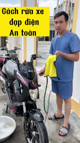 Cách rửa xe đạp.điện tránh hỏng tay ga.#xuhuong2023 #xmen #xediendo 