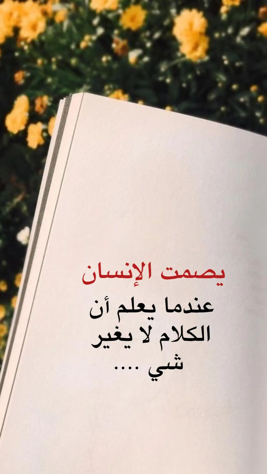 يصمت الإنسان عندما يعلم أن الكلام لا يغير شي .... #fypシ #foryou #viralvideo 