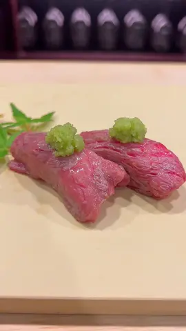【Wagyu】🇯🇵Japanese Beef Seared Nigiri🥩 #sushi#beef 