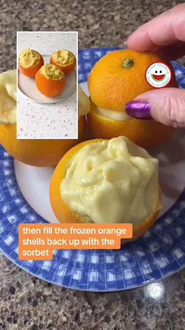 Recipe and voice credit : @Alex You can adapt this recipe to various fruits. You must try the 🍊🍌 #frozensorbet #orangebanana #frozendessert #healthydessert 