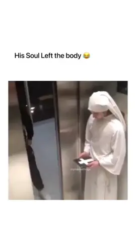 Soul Gone!!! 👀🫣😂🤣😂🤣.  #Run #Scared #Elevator #Nun #Blackout #LightsOut #Fyp #fypシ #Fy #Viral #Pranks #Funny #Hilarious #Scream #Reel #Reels #Soul #wth 