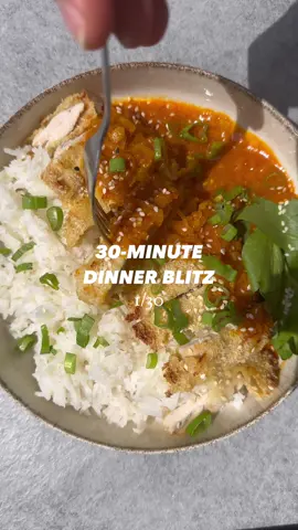 The one pan challenge is successfully over, so let's follow it up with some more great recipes that I hope you'll love too! The first recipe is this amazing Chicken Katsu Curry🤤 Ingredients: 4 thin chicken fillets 100 grams plain flour 2 eggs 200 grams panko 1 tablespoon neutral oil 1 teaspoon soy sauce 1 teaspoon rice vinegar 1 teaspoon minced ginger 1 teaspoon minced garlic salt and pepper to taste fresh cilantro cooked rice to serve For the Curry Sauce: 2 tablespoons vegetable oil 2 shallots 2 tablespoons red curry paste 1 teaspoon minced ginger 3 cloves of garlic 400 ml coconut milk 1 teaspoon curry powder 2 teaspoons brown sugar #EasyRecipe #food #fyp #foryou #dinnerrecipe 