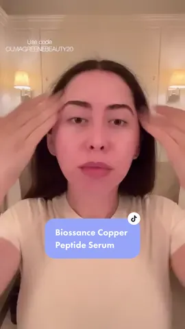 Absolutely loving the @BIOSSANCE Copper Peptide Rapid Plumping Serum!💜 it’s so hydrating and plumping, and it has amazing ingredients. You can use it morning and night, and it gives you the best dewy, healthy skin! You can use my code OLIVIAGREENEBEAUTY20 for 20% off the Biossance website!🫶🏼💖  #biossancepartner #biossancexcopperpeptide #biossance #gifted #skincare #glowingskin 